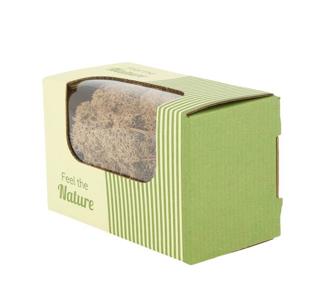 Moss reindeer 50gr nature 14x8x10cm C/4