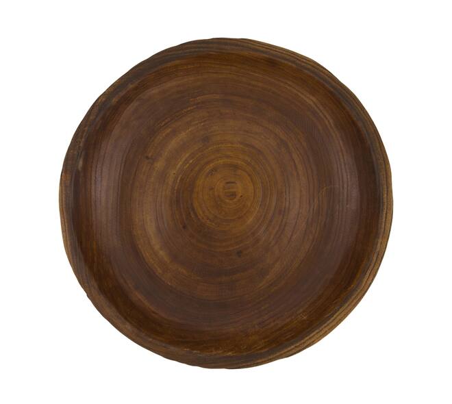 Bowl round paulownia wood 45x45x9cm