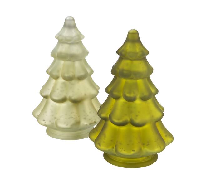 Tree glass 11.5x11.5x17.5cm  - Green