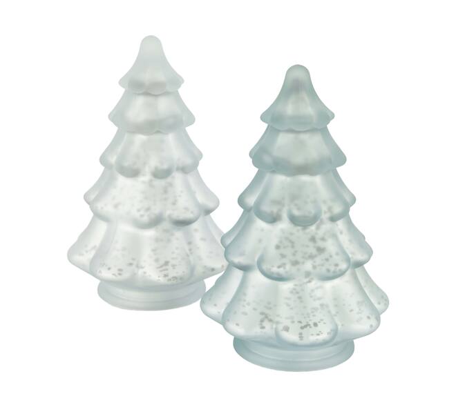 Tree glass 11.5x11.5x17.5cm  - Blue