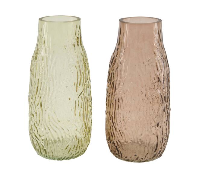 Vase glass 10x10x20cm C/2