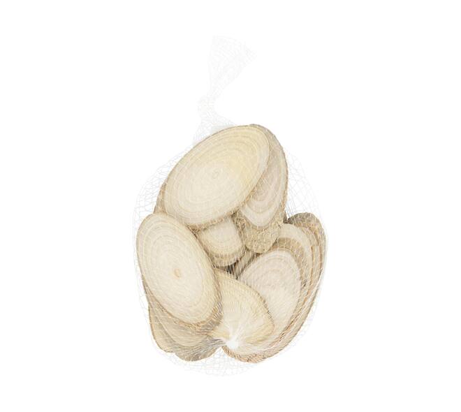 Slice 200gr birch 12x12x5cm - Natural