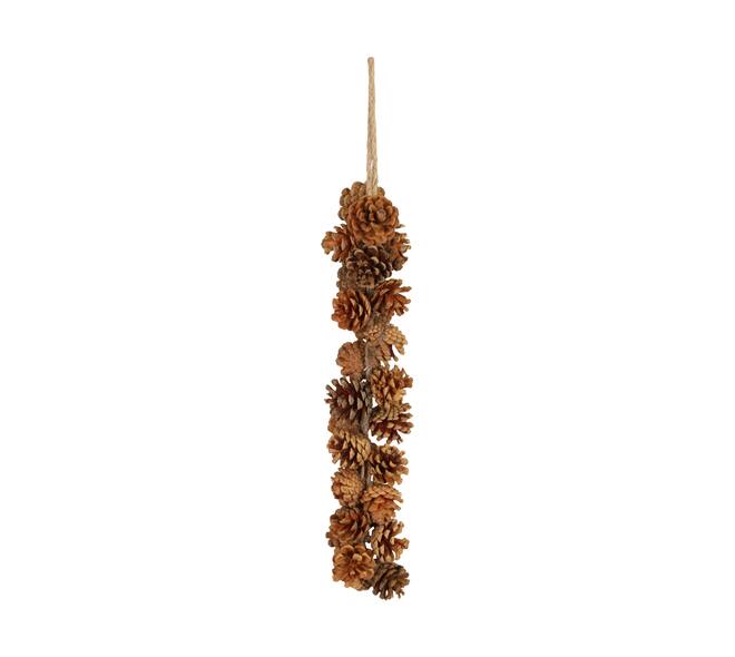 Garland pinecone 12x12x55cm
