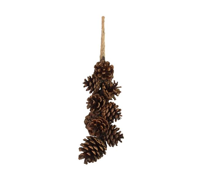 Hanger pinecone 10x10x35cm