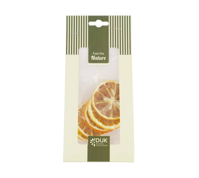 Orange slices nature 10x5x22cm 30gr - Orange