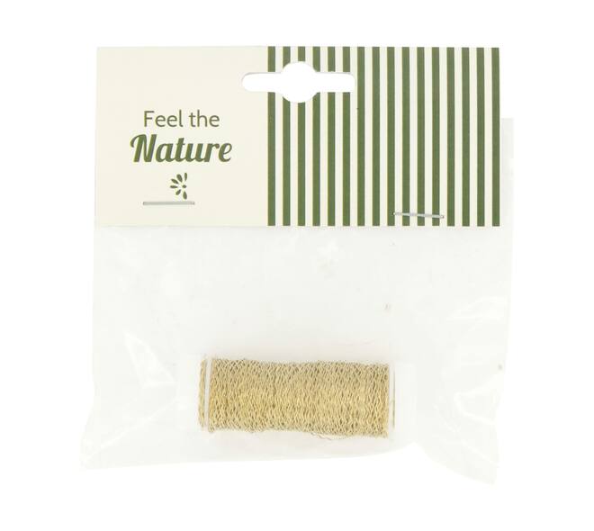 Wire bouillon effect 25gr metal 10x2x11cm - Gold
