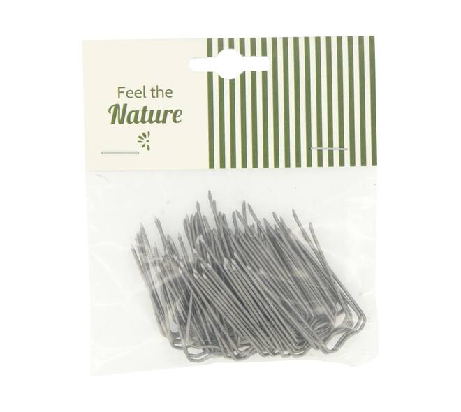 Wire patent fasteners 17/40mm metal 10x10x2cm 50pc