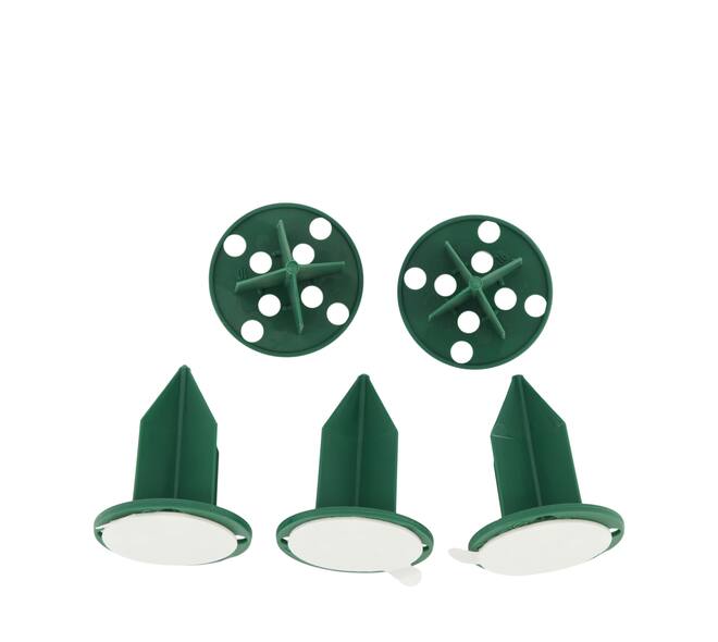 Pinholder adhesive tape plastic 15x10x5cm 5pc
