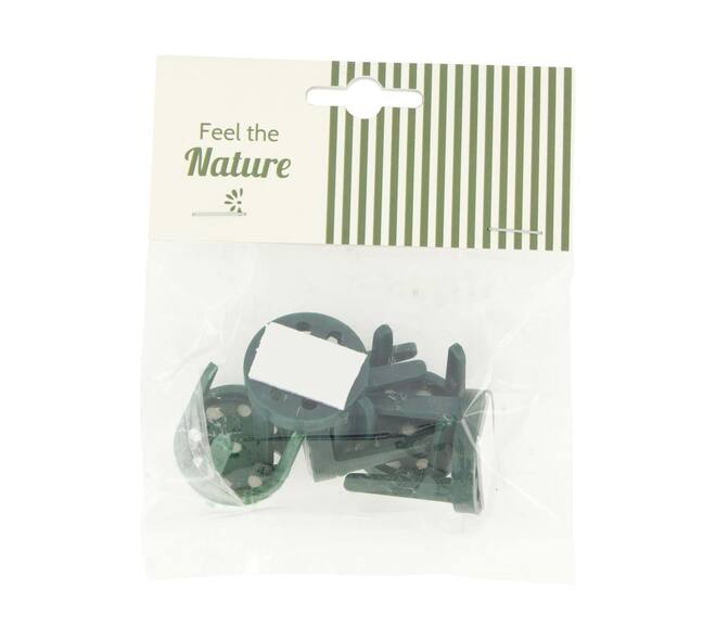 Pinholder adhesive tape plastic 15x10x5cm 5pc