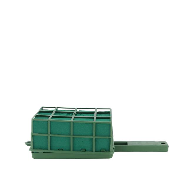 Floral foam rectangular packed foam 13x31x8cm - Green