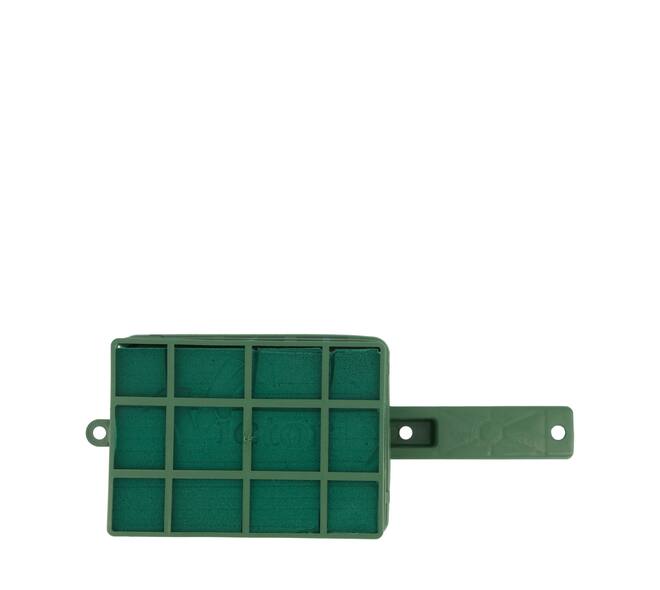 Floral foam rectangular packed foam 13x31x8cm - Green