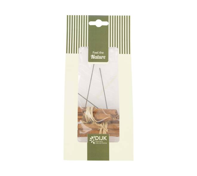 Cinnamon nature on stick 10x5x21cm 3pc