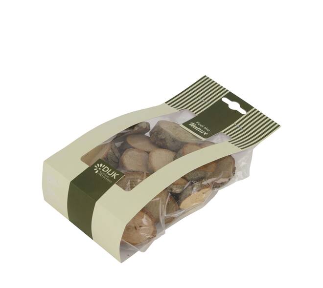 Slices oak wood 10x5x21cm 250gr