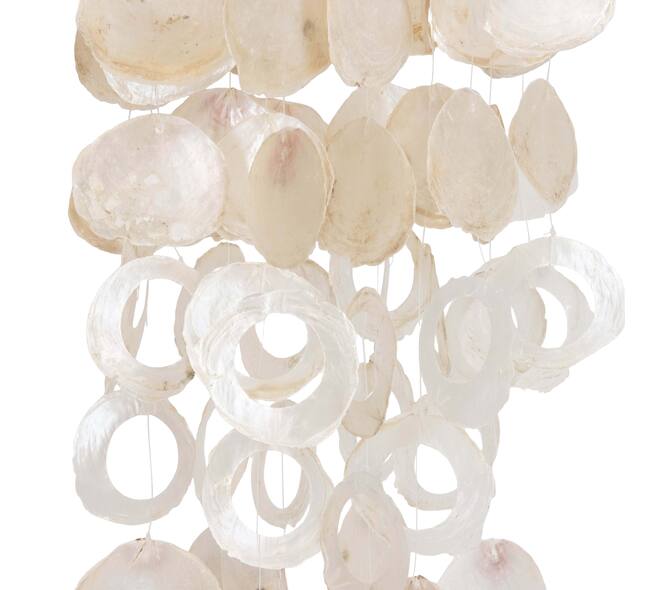Mobile capiz 28x28x70cm