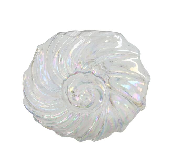 Vase glass 28x11.5x23.5cm