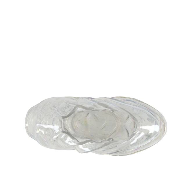 Vase glass 28x11.5x23.5cm