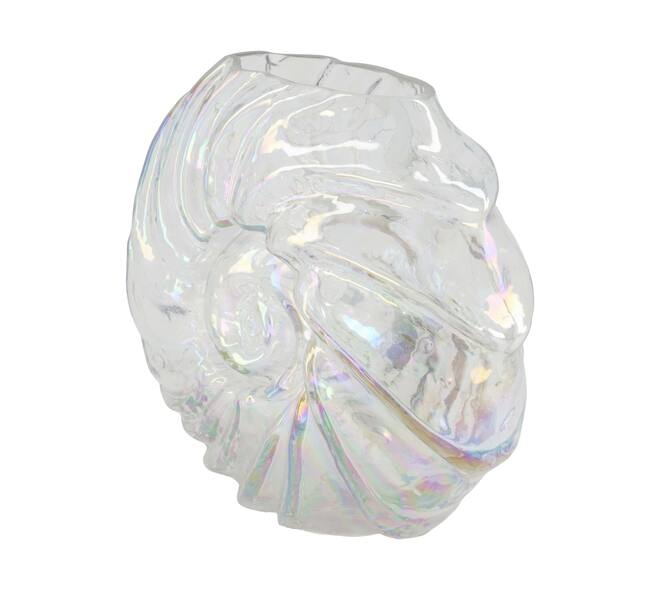 Vase glass 28x11.5x23.5cm