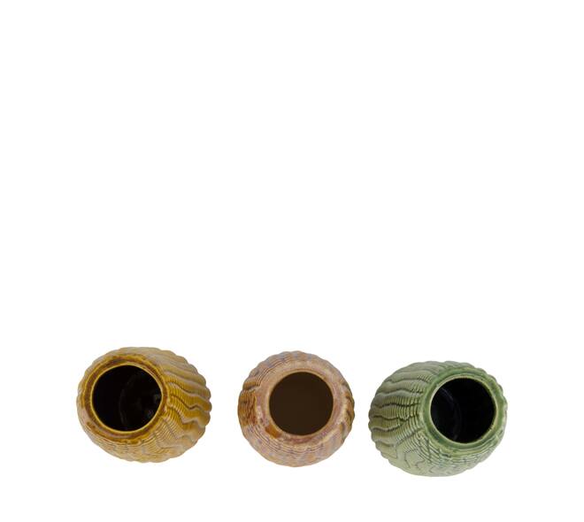 Vase corn ceramic 9x9x18cm  - Multi