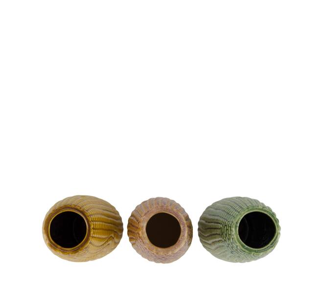 Vase corn ceramic 9x9x24cm  - Multi