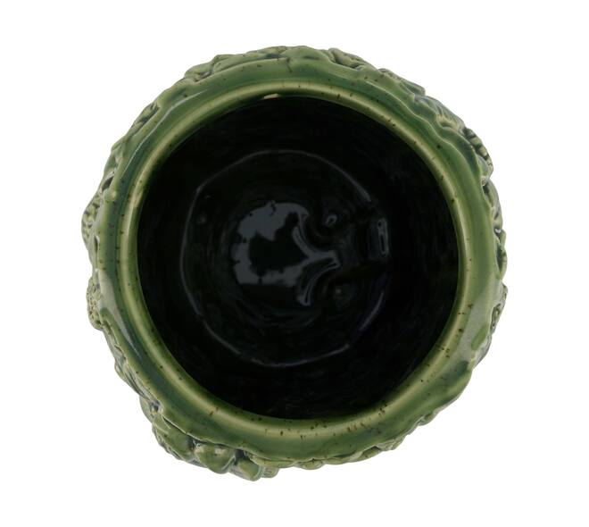 Vase parrot ceramic 15.5x15.5x28cm - Green