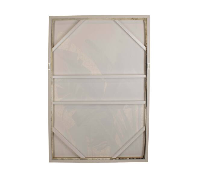 Wall art leaf canvas with frame 77.6x4.3x117.6cm