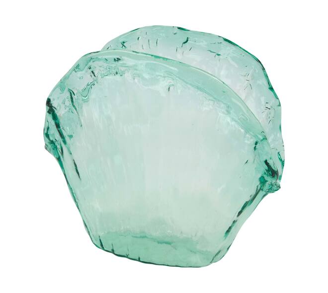 Vase recycled glass 27.5x12.5x24.5cm - Transparent