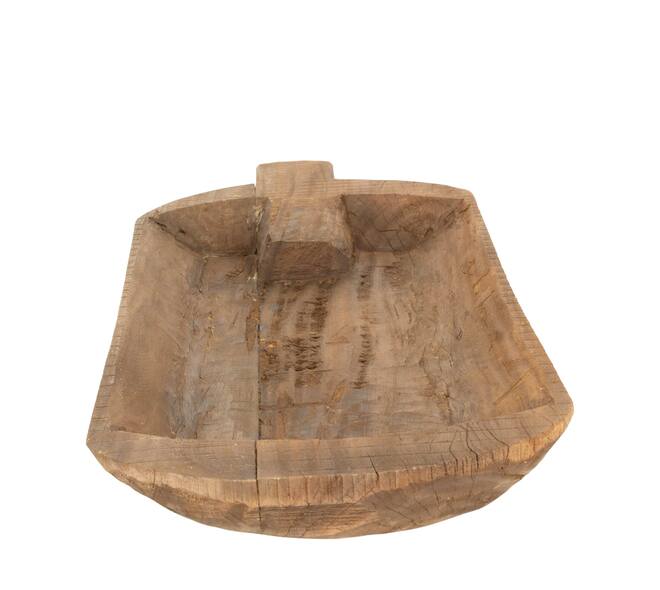 Plate rectangular reclaimed wood 78x35x8cm - Brown