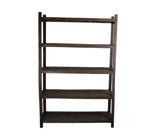 Cabinet rectangular reclaimed wood 120x45x180cm - Brown