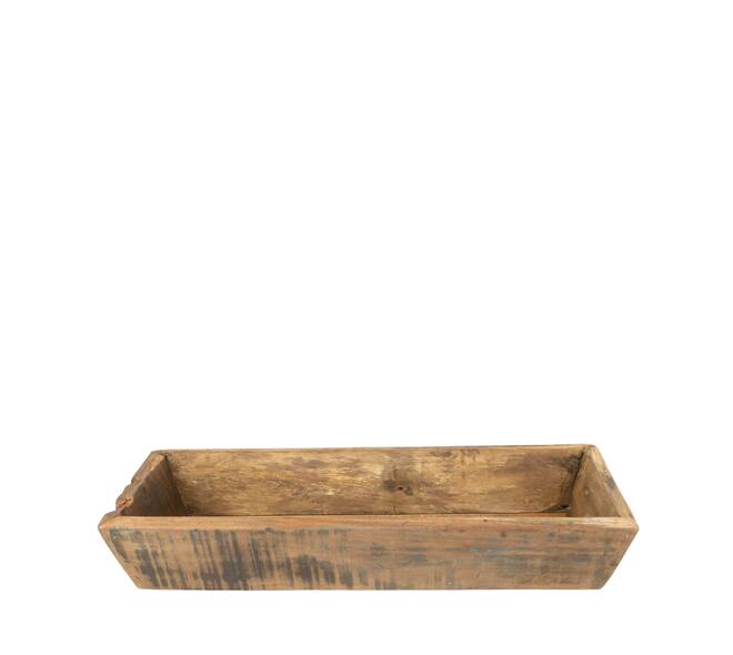 Tray reclaimed wood 58x24x10cm