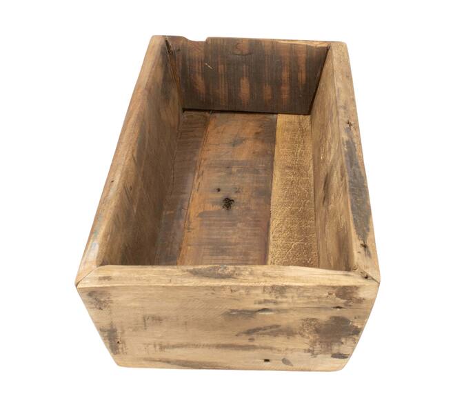 Tray reclaimed wood 58x24x10cm