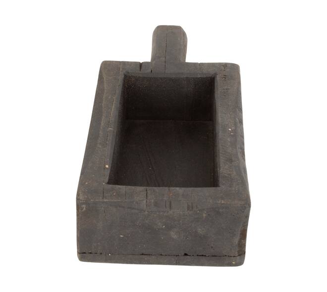 Tray reclaimed wood vintage 32x14x7cm