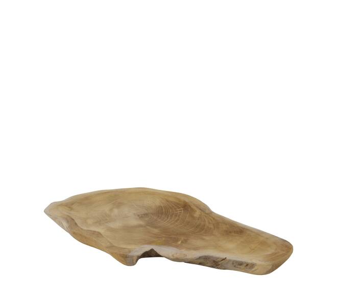 Tray organic teak wood 38x22x2.5cm