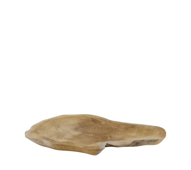 Tray organic teak wood 38x22x2.5cm