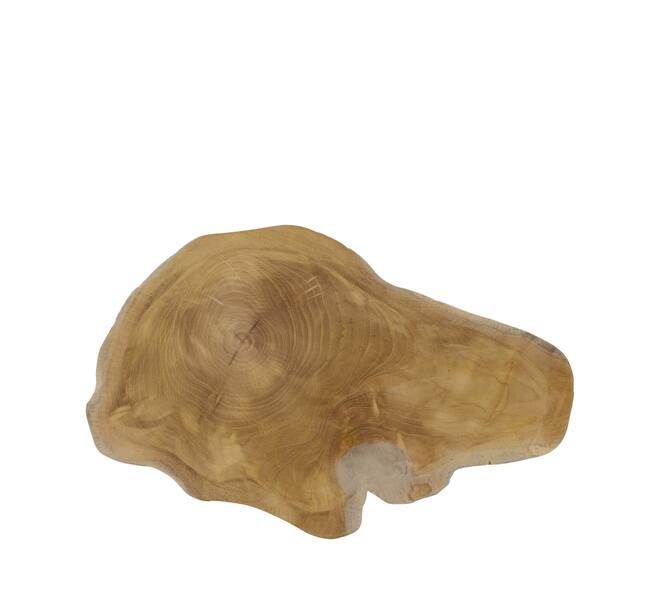 Tray organic teak wood 38x22x2.5cm