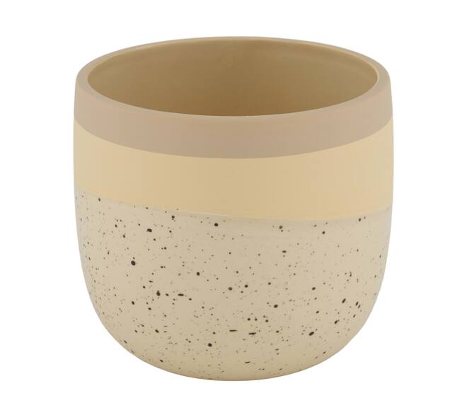 Planter round ceramic 13.2x13.2x12cm