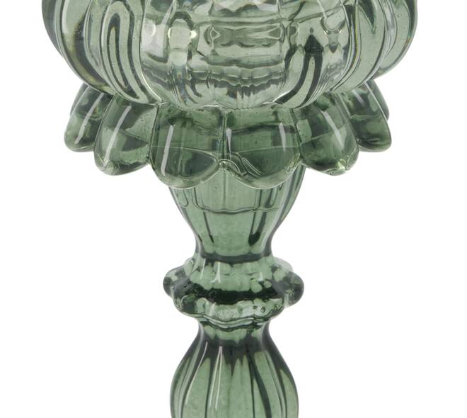 Tealight holder glass 9.5x9.5x26.5cm