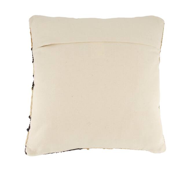 Cushion jute 45x45x8cm - Natural
