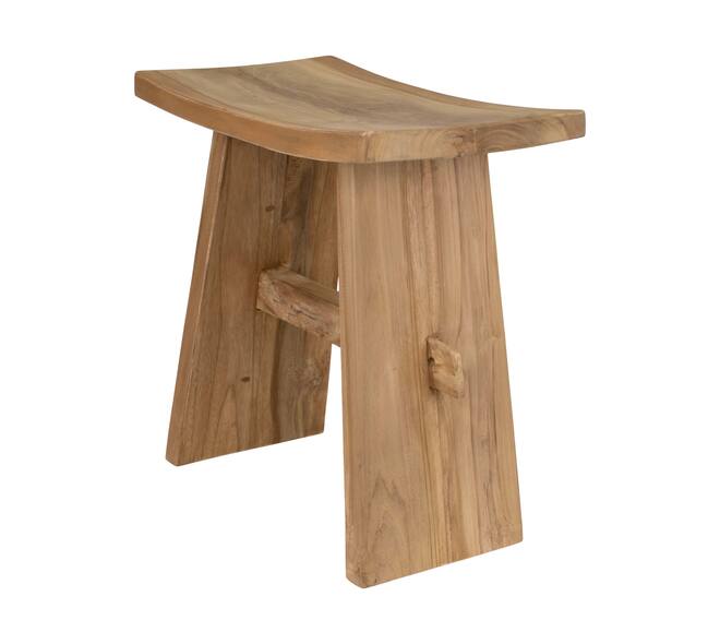Stool teak wood 49x29x50cm