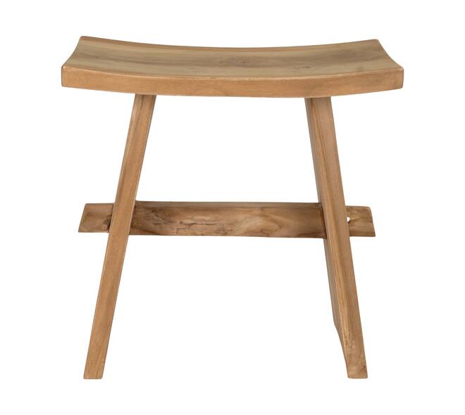 Stool teak wood 49x29x50cm