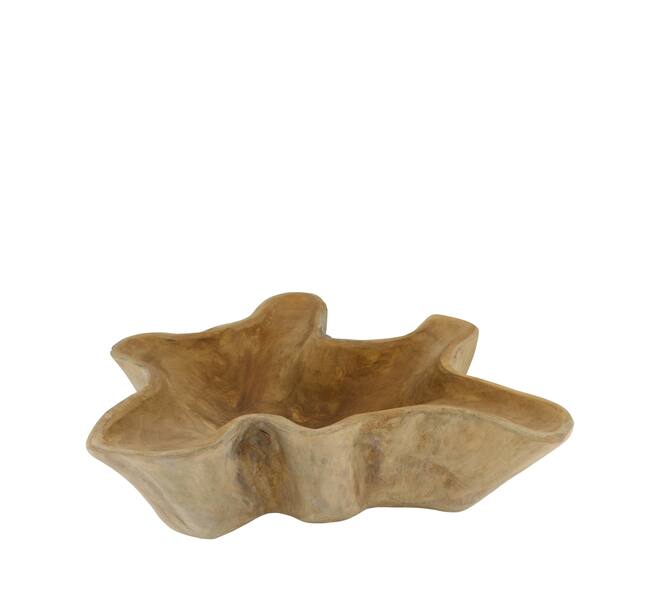 Bowl teak wood 60x58x15cm