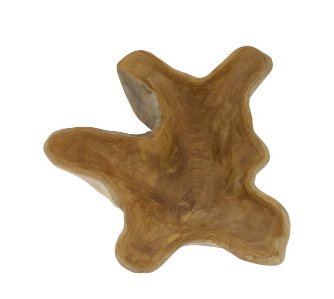Bowl teak wood 60x58x15cm