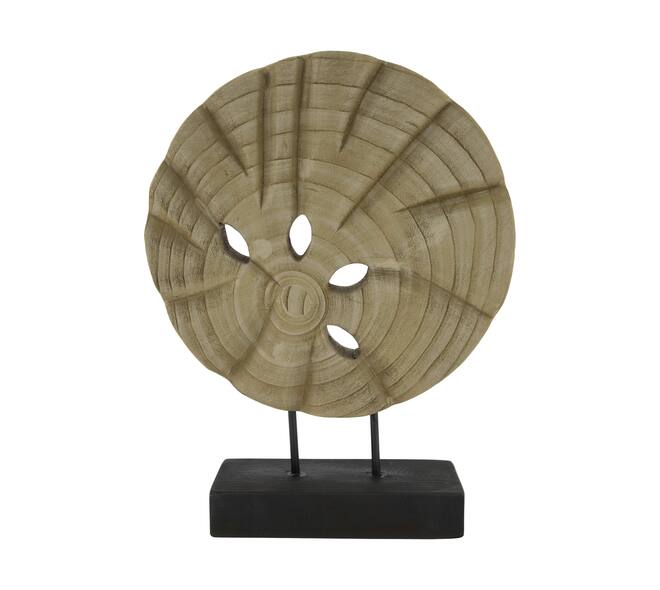 Statue paulownia wood 28x9x38cm - Natural