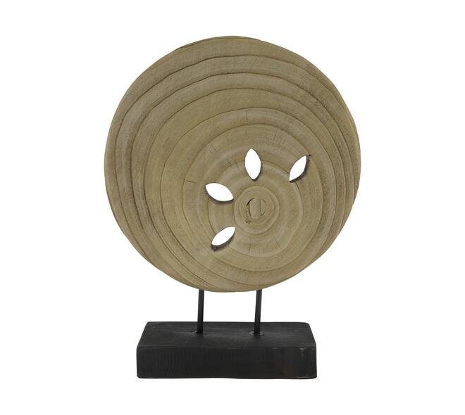 Statue paulownia wood 28x9x38cm - Natural