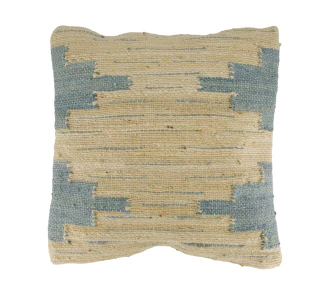 Cushion jute 45x45x8cm - Natural