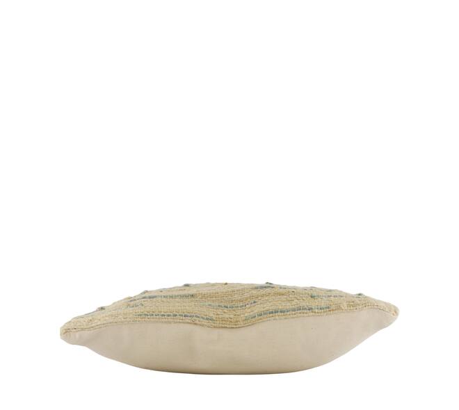 Cushion jute 45x45x8cm - Natural