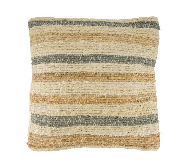 Cushion jute 45x45x8cm