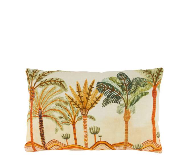 Cushion palm tree cotton 50x30x8cm