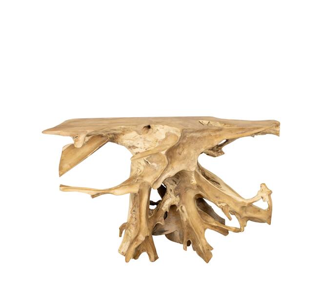 Side table teak wood 120x32x80cm