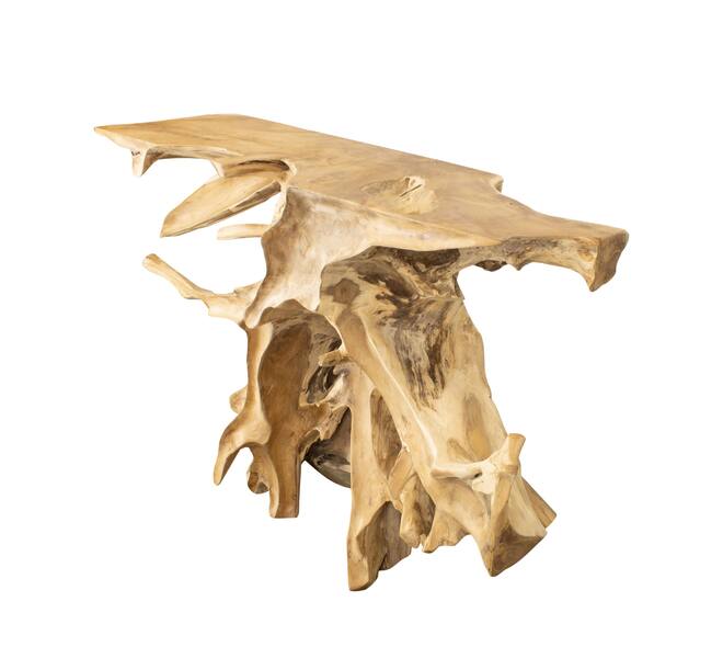 Side table teak wood 120x32x80cm
