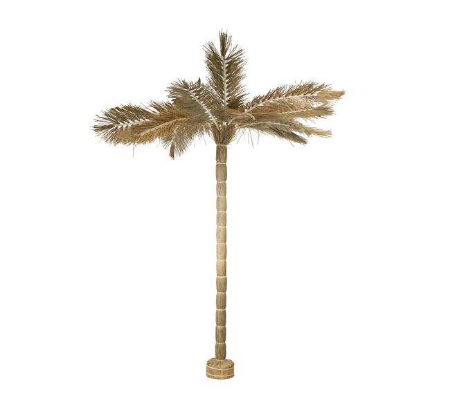 Palm tree grass on feet 220x220x260cm - Natural